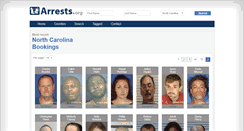 Desktop Screenshot of northcarolina.arrests.org